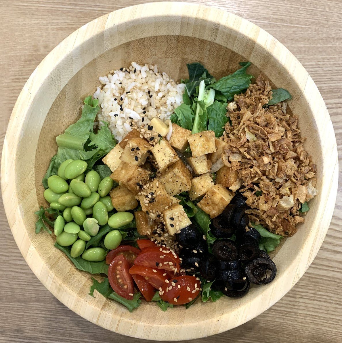 Poke bowl de tofu