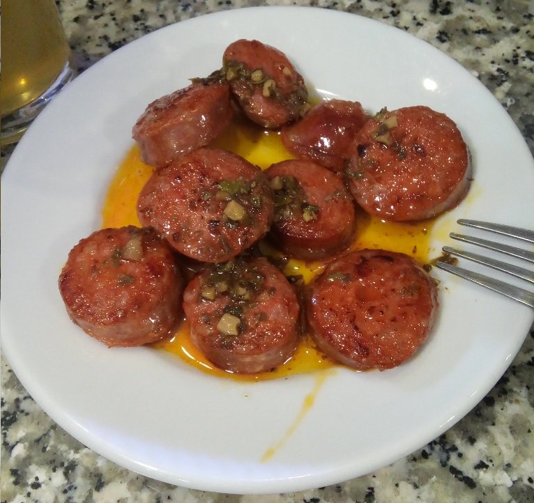 Chorizo a la Sidra