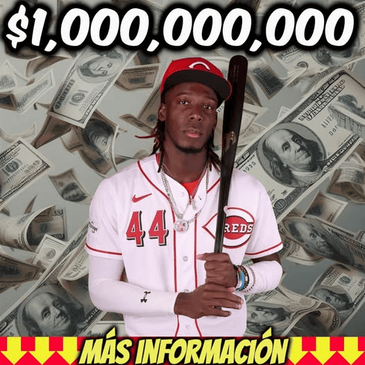 Elly De La Cruz muy cerca de ser el primer jugador de Mil Millones en la MLB si se dan éstas condiciones ¡Mucha Suerte Elly!