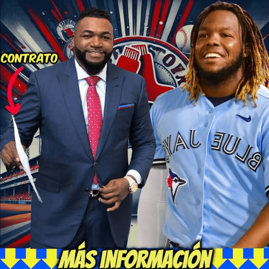 La nueva apuesta millonaria de David Ortiz. Mira cuántos millones le ofrece a Vladimir Guerrero Jr. para llevarlo a Boston Red Sox ¿aceptará éste tremendo contrato?